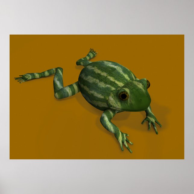 Pôster Sapo de melancia (Frente)