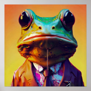Poster Sapo em um conjunto