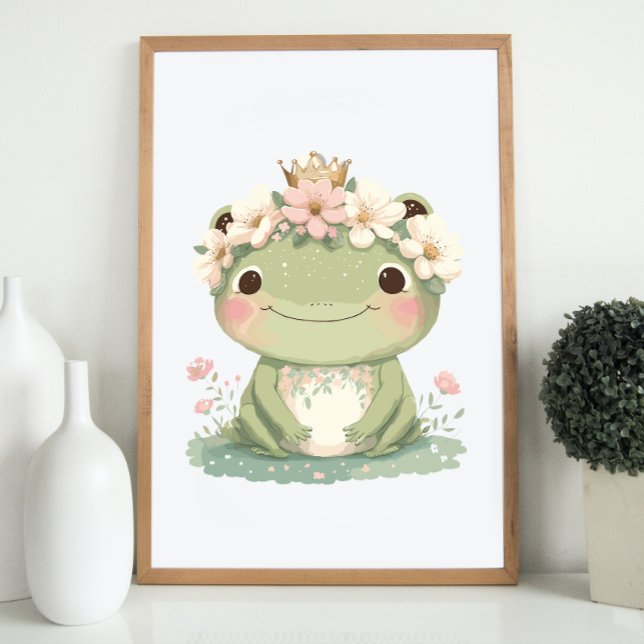 Poster Sapo Enfermeiro Decor Cute Baby Boho (frog nursery decor baby boho)