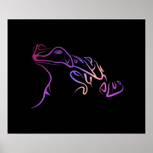 Poster Sapo Estilizado (Frente)