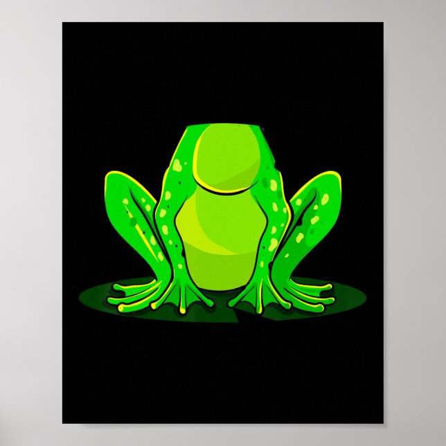 Poster Sapo Figurino Halloween Green Toad Kids Men B (Frente)