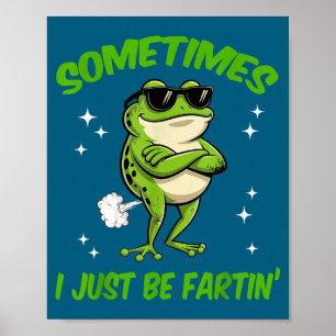 Poster Sapo Fofo Eu As Vezes Constrangedor Só Peidando