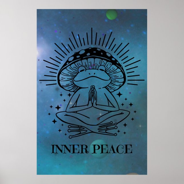 Poster Sapo Inner Peace Yoga (Frente)