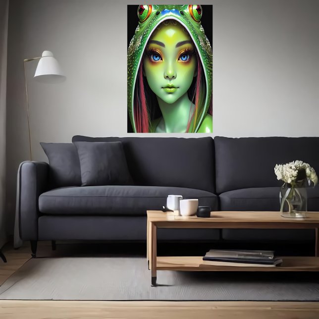 Poster Sapo legal Zoomorfica | Arte AI (Criador carregado)