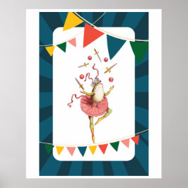 Poster Sapo malabarista