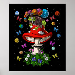 Poster Sapo Psychedelic Mushroom
