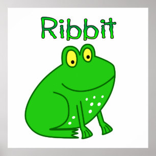 Poster Sapo Ribbit