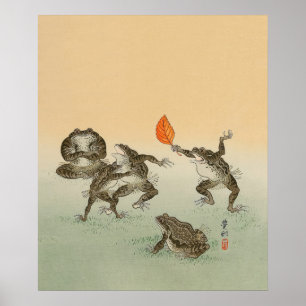 Poster Sapo Sumo - Ohara Koson