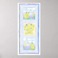 Sapo Trio em Gingham Cloth