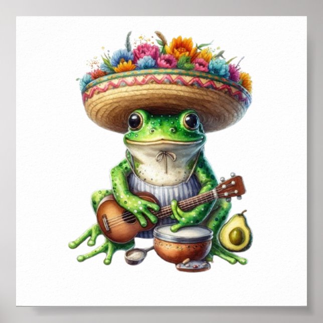 Poster Sapo Verde Musical (Frente)