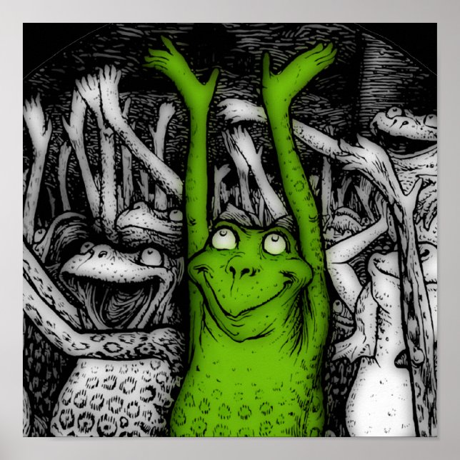 Pôster Sapos de aplausos (Frente)