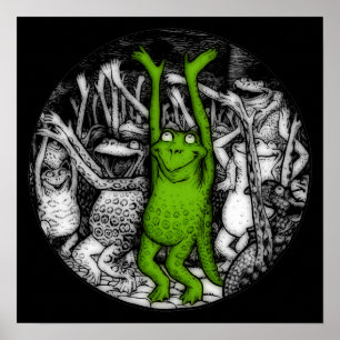 Poster Sapos de aplausos