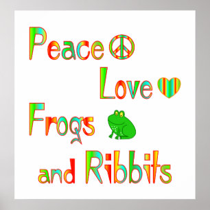 Pôster Sapos e Ribbits