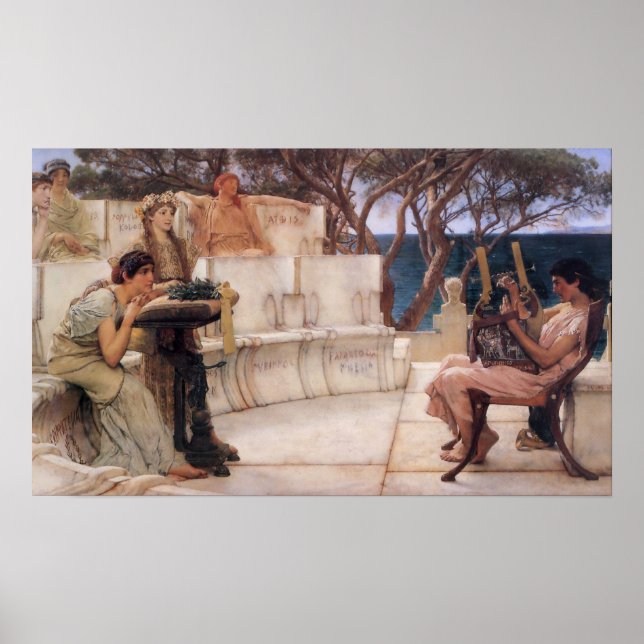 Pôster Sappho e Alcaeus (Frente)