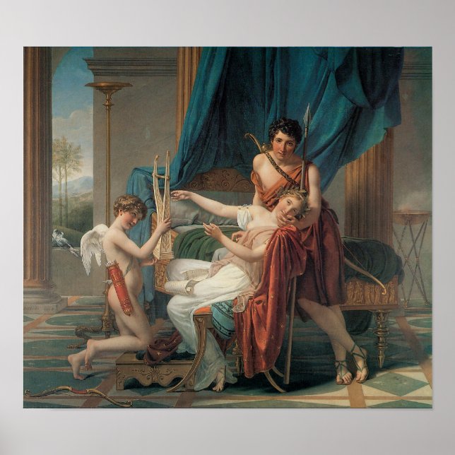 Poster Sappho e Phaon, 1809 (Frente)