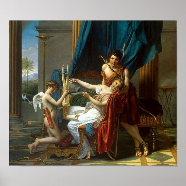 Poster Sappho e Phaon por David (Frente)