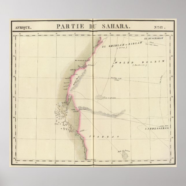 Poster Sara Ocidental, África 12 (Frente)