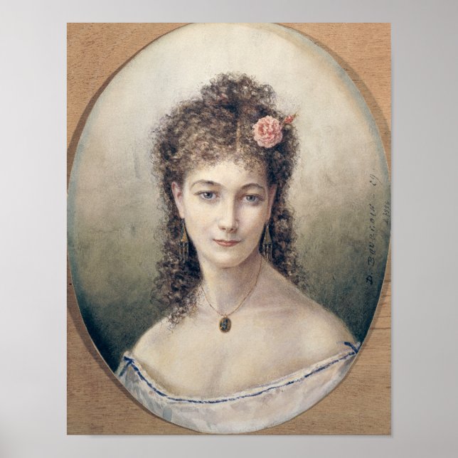 Pôster Sarah Bernhardt 1869 (Frente)