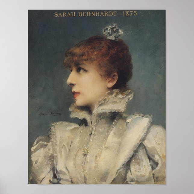 Poster Sarah Bernhardt 1875 (Frente)