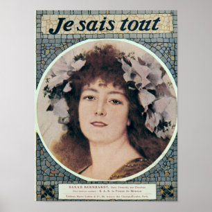 Pôster Sarah Bernhardt em Gismonda