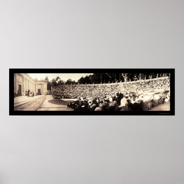 Pôster Sarah Bernhardt Phedre em Berkeley CA Foto 1906 (Frente)