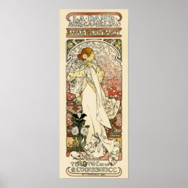 Poster SARAH BERNHARDT Teatro Paris Mucha Art Nouveau
