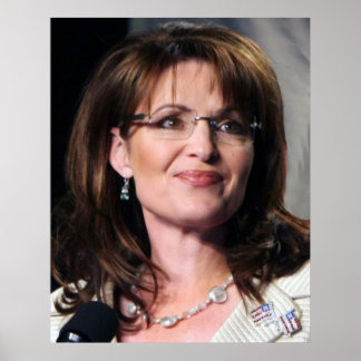 Poster Sarah Palin Chambliss Rally Tamanho Colossal