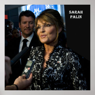 Poster Sarah Palin Com O Marido Todd