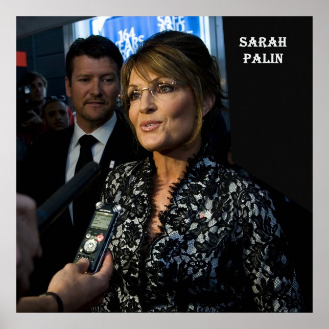 Poster Sarah Palin Com O Marido Todd (Frente)