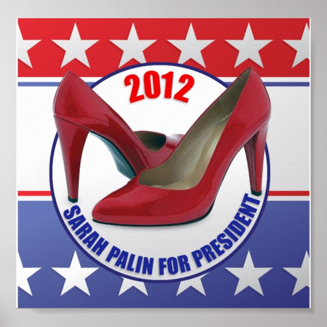 PÔSTER SARAH PALIN PARA PRESIDENTE 2012 (Frente)