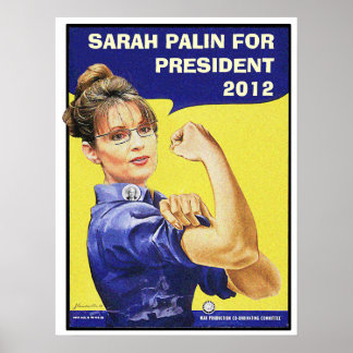 PÔSTER SARAH PALIN PARA PRESIDENTE 2012