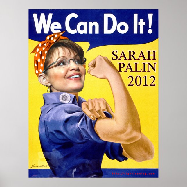 Pôster Sarah Palin Podemos Fazer Isso (Frente)