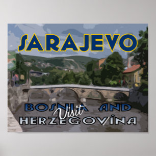 Poster Sarajevo, Visite a Bósnia e Herzegovina