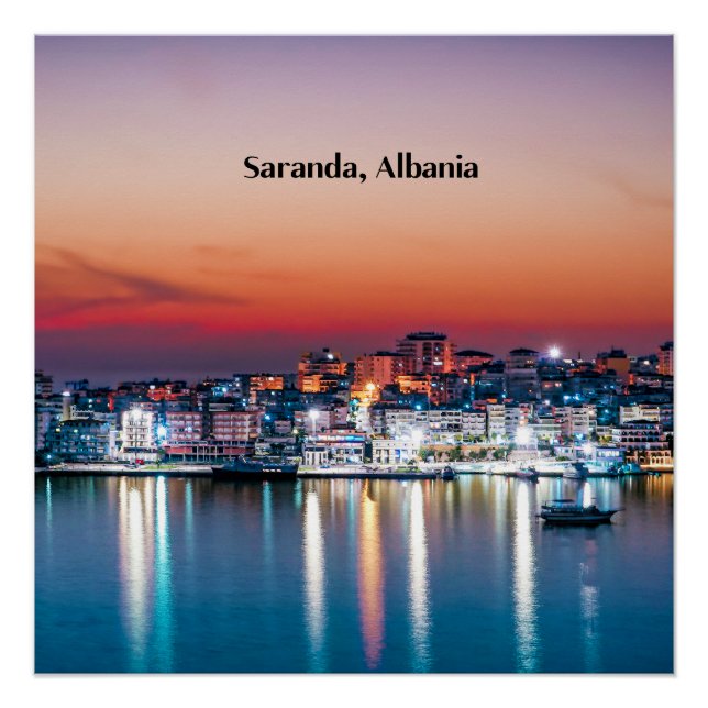 Pôster Saranda, Albânia (Frente)