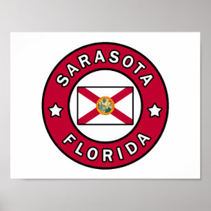 Poster Sarasota Flórida