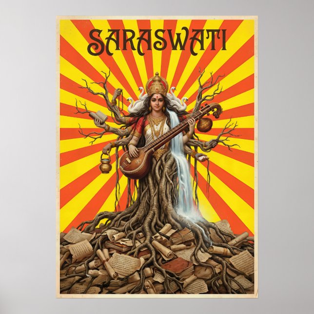 Poster Saraswati V01 (Frente)