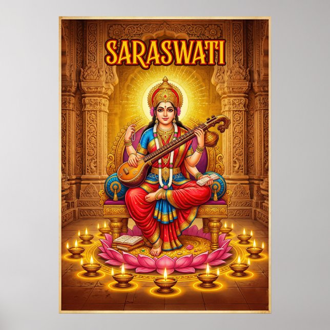 Poster Saraswati V07 (Frente)