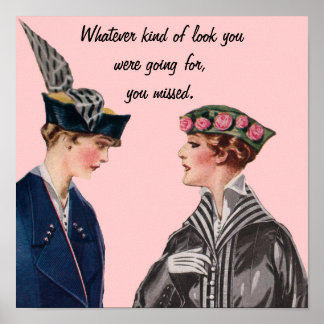 Pôster Sarcastic Vintage