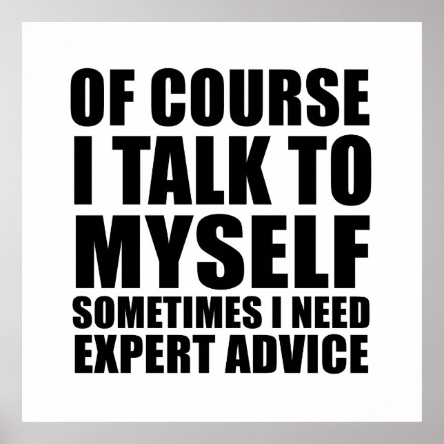 Poster sarcástico engraçado diz sarcasmo de humor adulto (Frente)