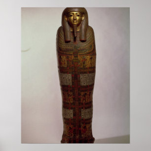 Poster Sarcophagus of Nehemes Mentou, priest of Amon, Egy