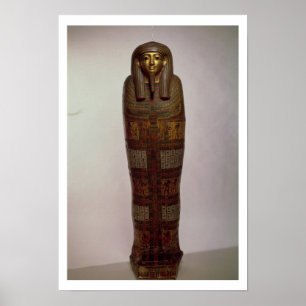 Poster Sarcophagus of Nehemes Mentou, priest of Amon, Egy