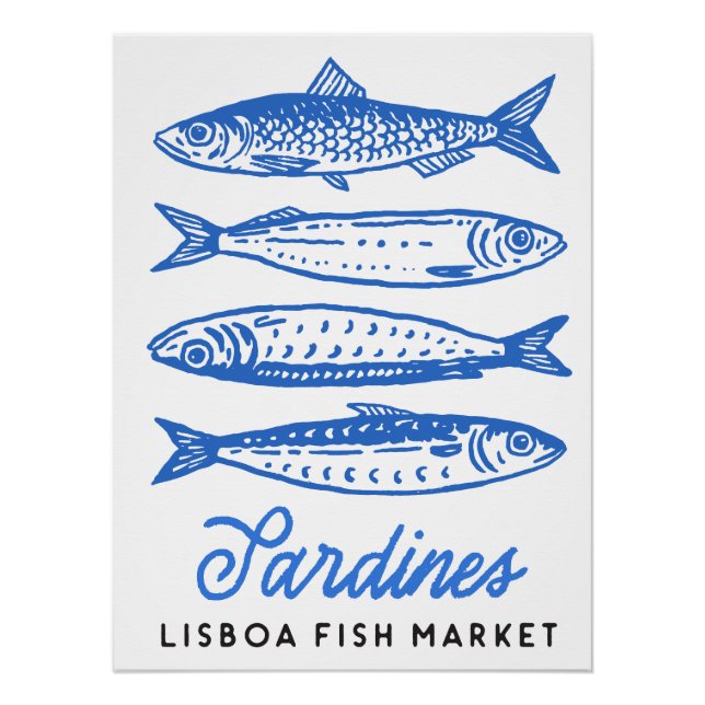 Pôster Sardinha Art (Frente)