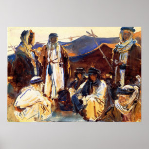 Poster Sargent - Campo de Beduínos 1906