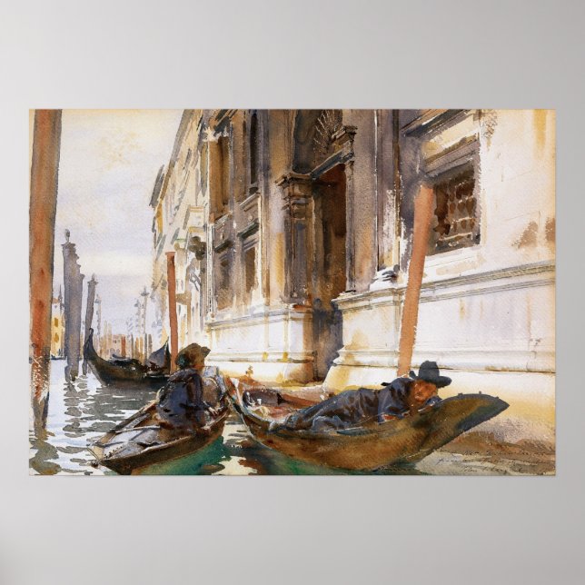 Poster Sargent - Gondoliers Siesta (Frente)