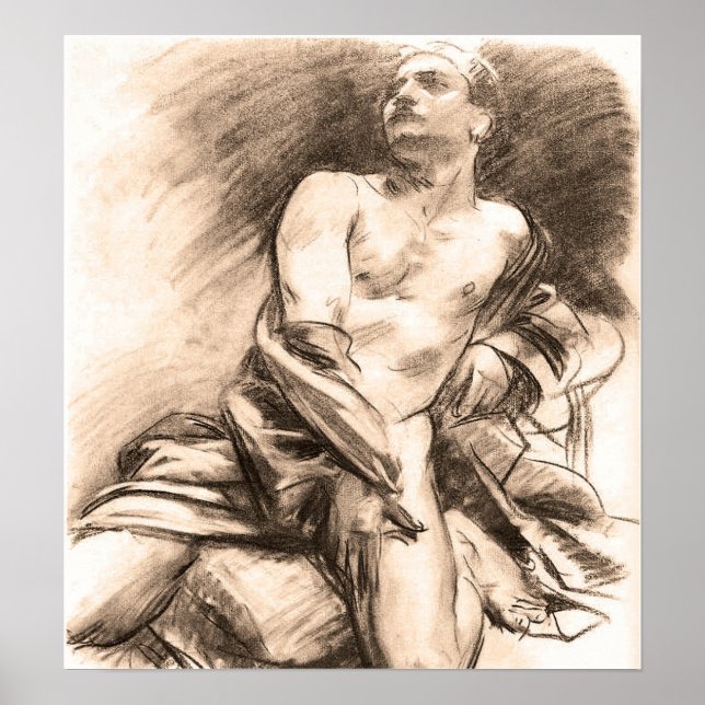Poster Sargent - Modelo de Kneeling (Frente)