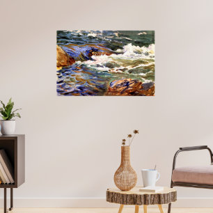 Poster Sargent - Na Noruega, pintura de arte fina
