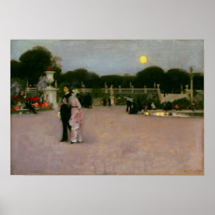 Poster Sargent - No Jardim do Luxemburgo