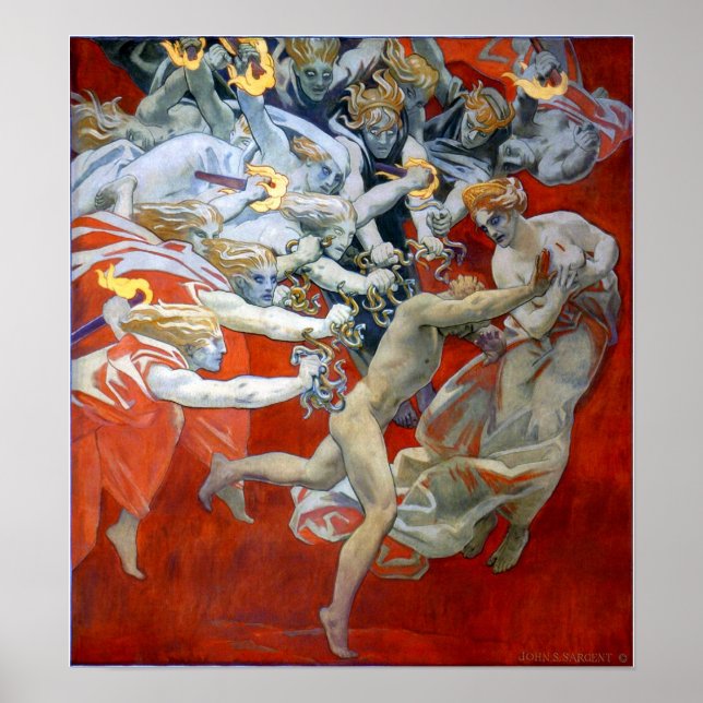 Poster Sargent - Orestes Perseguidos Pelos Séculos De 192 (Frente)