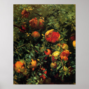 Poster Sargent - Pomegranates Majorca 1908