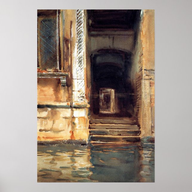 Poster Sargent - Portal Veneziano 1902 (Frente)